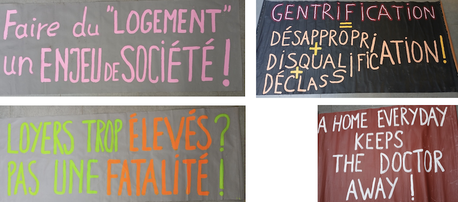 Banderoles ou calicots ? Même combat