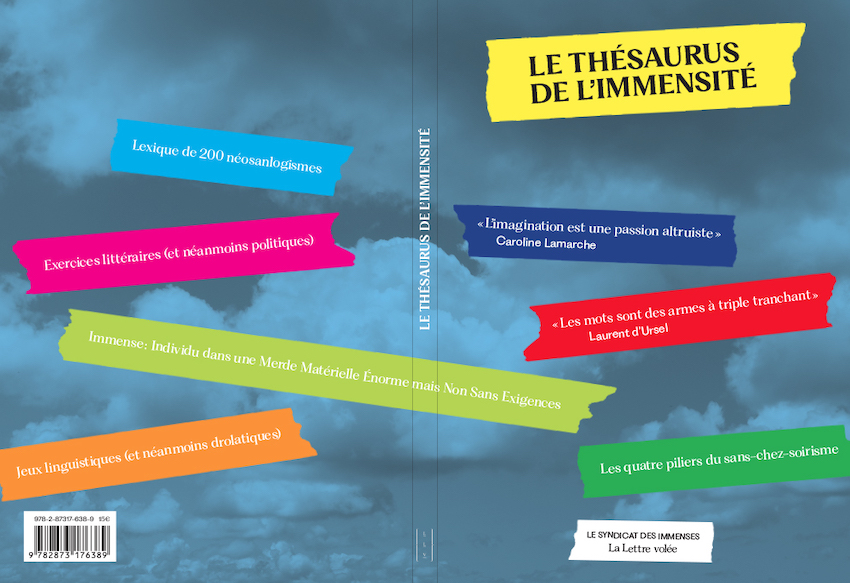 Livre : Thésaurus de l’immensité